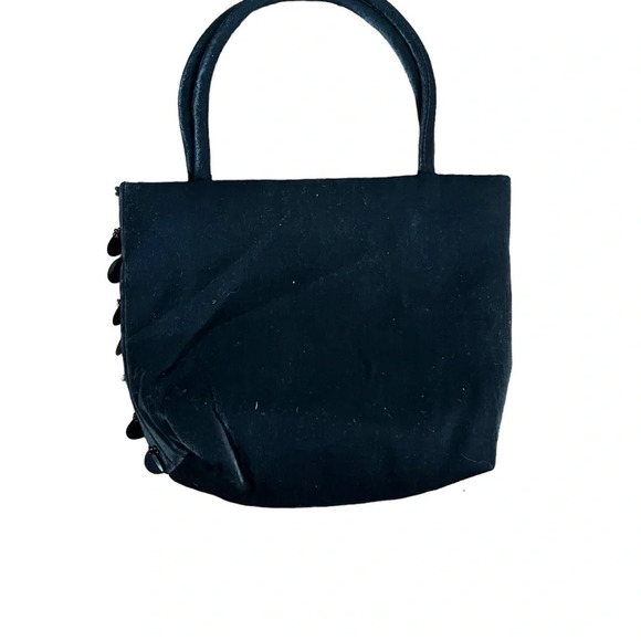 Mini Sequins Black Bag Y2K - Picture 2 of 4